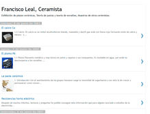 Tablet Screenshot of franciscolealceramista.blogspot.com