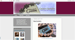 Desktop Screenshot of creativesprinkle.blogspot.com