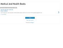 Tablet Screenshot of medicabooks.blogspot.com