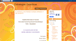 Desktop Screenshot of estrategiasdidacticasunesr.blogspot.com