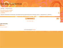 Tablet Screenshot of estrategiasdidacticasunesr.blogspot.com