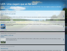 Tablet Screenshot of ler-umaviagemquesofazbem.blogspot.com