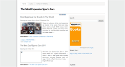 Desktop Screenshot of expensive-sports-cars.blogspot.com