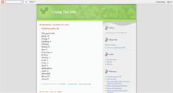 Desktop Screenshot of livingtheilife.blogspot.com