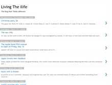 Tablet Screenshot of livingtheilife.blogspot.com