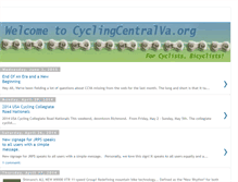 Tablet Screenshot of cyclingcentralva.blogspot.com