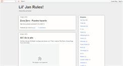 Desktop Screenshot of liljanrules.blogspot.com