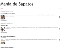 Tablet Screenshot of maniadesapatos.blogspot.com