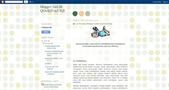 Desktop Screenshot of galih-qoobid-mulqi.blogspot.com