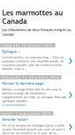 Mobile Screenshot of lesmarmottesaucanada.blogspot.com