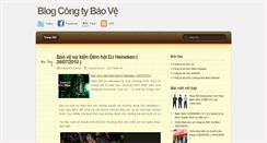 Desktop Screenshot of congtybaove-vietnam.blogspot.com