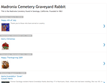 Tablet Screenshot of madroniacemeterygraveyardrabbit.blogspot.com