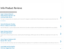 Tablet Screenshot of info-product-reviews-blog.blogspot.com