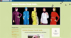 Desktop Screenshot of koleksi-busana2u.blogspot.com