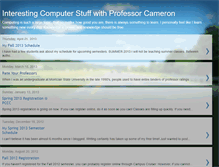 Tablet Screenshot of profcameron.blogspot.com