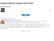 Tablet Screenshot of homeschoolingganeshaeducation.blogspot.com