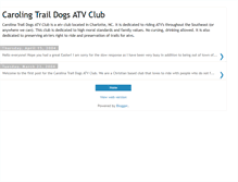 Tablet Screenshot of carolinatraildogs.blogspot.com