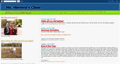 Desktop Screenshot of msherrerasclass.blogspot.com