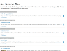 Tablet Screenshot of msherrerasclass.blogspot.com