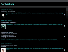 Tablet Screenshot of caribartists.blogspot.com