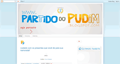 Desktop Screenshot of partidodopudim.blogspot.com