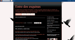 Desktop Screenshot of entredosesquinas.blogspot.com