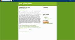 Desktop Screenshot of freegcoincodes.blogspot.com