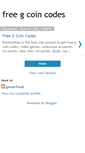 Mobile Screenshot of freegcoincodes.blogspot.com