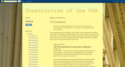 Desktop Screenshot of constitutionoftheusa.blogspot.com