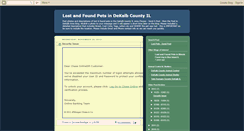 Desktop Screenshot of lostpetsdekalb.blogspot.com