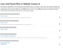 Tablet Screenshot of lostpetsdekalb.blogspot.com