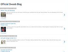 Tablet Screenshot of dweebblog.blogspot.com