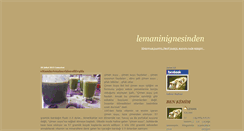 Desktop Screenshot of lemaninignesinden.blogspot.com