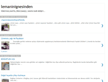 Tablet Screenshot of lemaninignesinden.blogspot.com