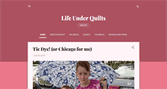 Desktop Screenshot of lifeunderquilts.blogspot.com