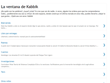 Tablet Screenshot of laventanadekabbik.blogspot.com