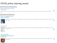 Tablet Screenshot of loisonlinelearningrecord.blogspot.com