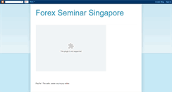 Desktop Screenshot of forexseminarsingapore.blogspot.com