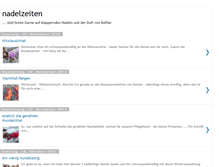 Tablet Screenshot of nadelzeiten.blogspot.com