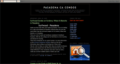 Desktop Screenshot of pasadenacacondos.blogspot.com
