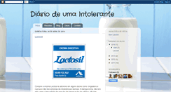 Desktop Screenshot of intoleranciaalactose.blogspot.com