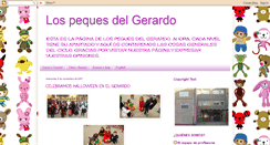 Desktop Screenshot of lospequesdelgerardo.blogspot.com