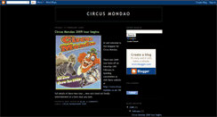 Desktop Screenshot of circusmondao.blogspot.com