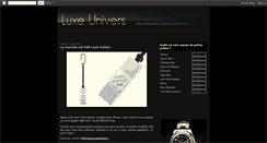 Desktop Screenshot of luxe-univers.blogspot.com