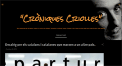 Desktop Screenshot of croniquescriolles.blogspot.com