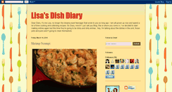 Desktop Screenshot of lisasdishdiary.blogspot.com