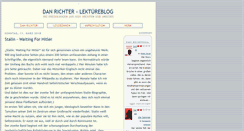 Desktop Screenshot of lektuereblog.blogspot.com