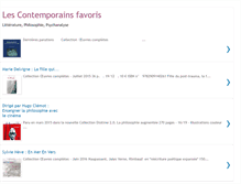 Tablet Screenshot of contemporains-favoris.blogspot.com