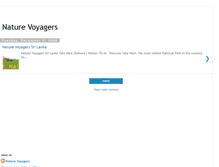 Tablet Screenshot of naturevoyagers.blogspot.com