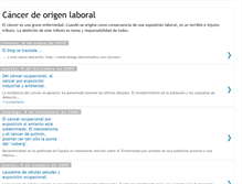 Tablet Screenshot of cancerocupacional.blogspot.com